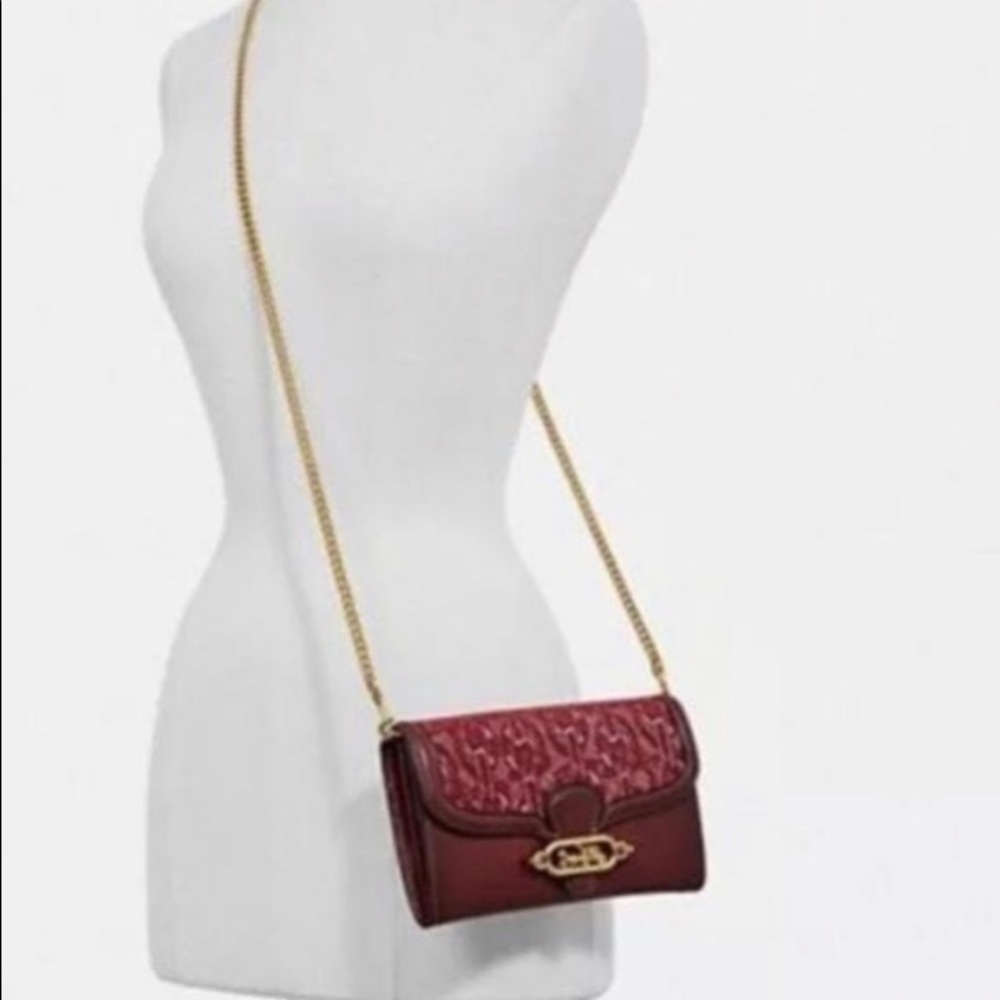 SOLD/Authentic Coach leather/velvet L.Edition - Picture 2 of 8